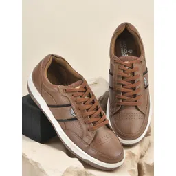 Woodland Men Lace-Ups Leather Sneakers
