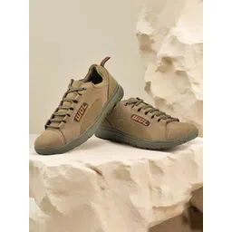 Woodland Men Lace-Ups Round Toe Sneakers