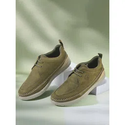 Woodland Men Lace-Ups Round Toe Sneakers