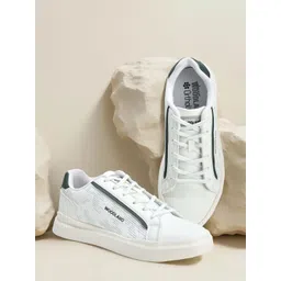 Woodland Men Lace-Ups Round Toe Sneakers