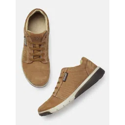 Woodland Men Leather Casual Shoes