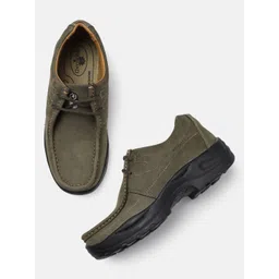 Woodland Men Leather Casual Shoes