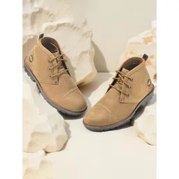 Woodland Men Leather Regular Boots