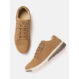Woodland Men Leather Sneakers