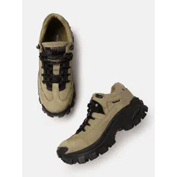 Woodland Men Leather Sneakers