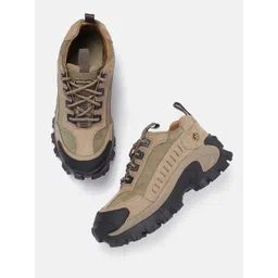 Woodland Men Leather Sneakers