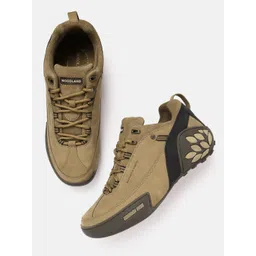 Woodland Men Leather Sneakers