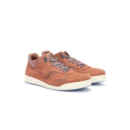 Woodland Men Leather Sneakers
