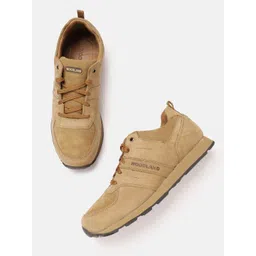Woodland Men Leather Sneakers
