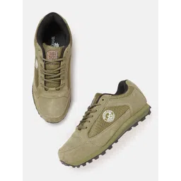 Woodland Men Leather Sneakers