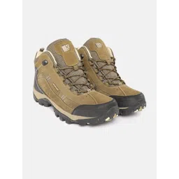 Woodland Men Nubuck Leather Mid-Top Boots