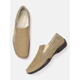 Woodland Men Nubuck Leather Slip-Ons