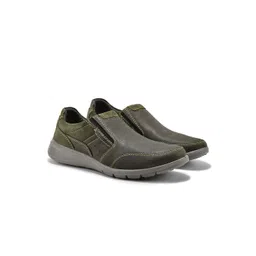 Woodland Men Nubuck Slip-On Sneakers