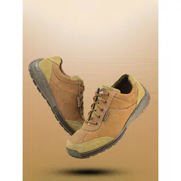 Woodland Men Round Toe Lace-Ups Sneakers