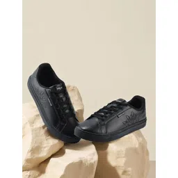 Woodland Men Solid Lace-Ups Nubuck Sneakers