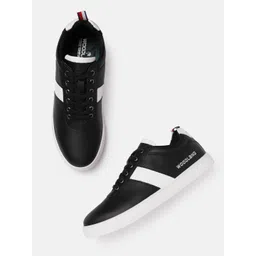 Woodland Men Striped Sneakers