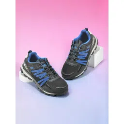 Woodland Men's Black Casual Sneakers