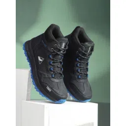 Woodland Men's Black Hiking Boots