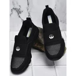 Woodland Men's Black Walking Shoes