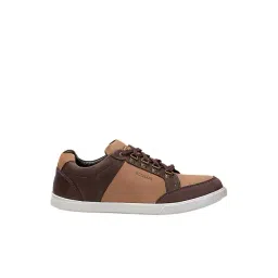 Woodland Men's Brown Casual Sneakers