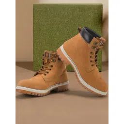 Woodland Men's Brown Derby Boots