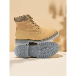 Woodland Men's Camel Boots