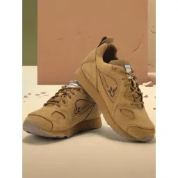 Woodland Men's Camel Casual Sneakers