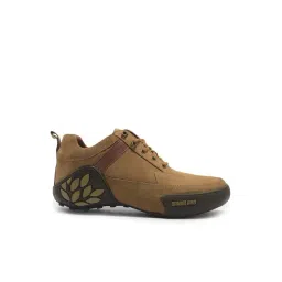 Woodland Men's Camel Casual Sneakers