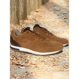 Woodland Men's Camel Running Shoes