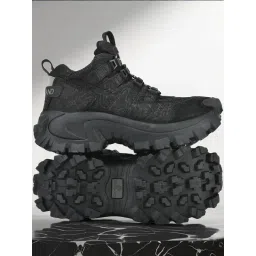 Woodland Men's Charcoal Black Casual Boots