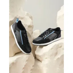 Woodland Men's Dark Grey Casual Sneaker