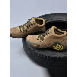 Woodland Men's Dubai Khaki Ankle High Sneakers