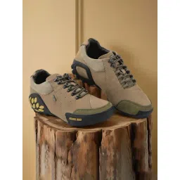 Woodland Men's Dubai Khaki Casual Sneaker