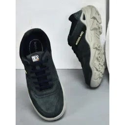 Woodland Men's Grey Casual Sneakers