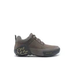 Woodland Men's Khaki Casual Sneakers