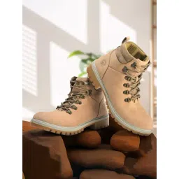 Woodland Men's Khaki Derby Boots