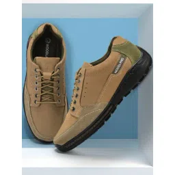 Woodland Men's Khaki Sneakers