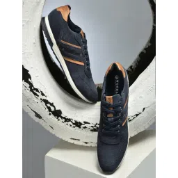 Woodland Men's Navy Casual Sneakers