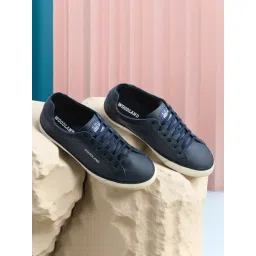 Woodland Men's Navy Casual Sneakers