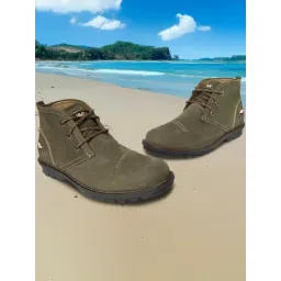 Woodland Men's Olive & Green Boots