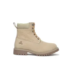 Woodland Men's Sandy Beige Derby Boots