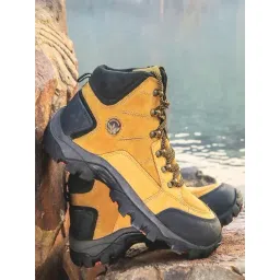 Woodland Men's Tan & Black Casual Boots