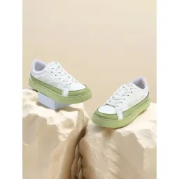 Woodland Men's White Casual Sneaker