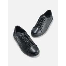 Woodland Women Textured Leather Sneakers Casual Shoes