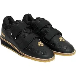 World Star Weightlifting Shoes for Men | Natural Leather with Mesh Lining Upper Eva Out Sole Weightlifting Shoes