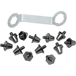 Wowobjects® 12Pcs Football Boot Studs Stable Soccer Boot Cleats for Competition Training