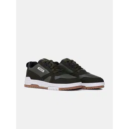 WROGN Men Colourblocked Lace-Up Sneakers