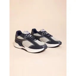 WROGN Men Colourblocked Lace-Ups Round Toe Sneakers