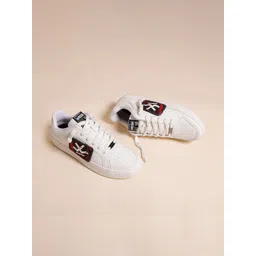 WROGN Men Solid PU Sneakers