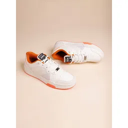 WROGN Men Woven Design PU Regular Sneakers